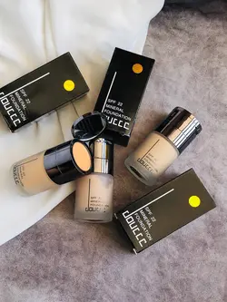 کرم پودر دوسه کانسیلر دار ( جعبه مشکی شیشه مات)