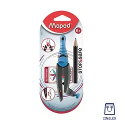 پرگار استاپ و سیف مپد (Stop & Safe) - خرید اینترنتی لوازم تحریر ، اداری ، فانتزی - زینولکس
