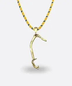 گردنبند برنجی طرح تبر نومیک پتزل ارتفاع 35