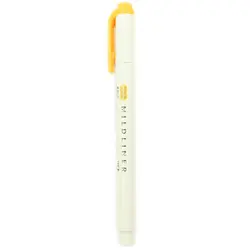 هایلایتر 2 سر زرد پر رنگ مایلدلاینر.زبرا