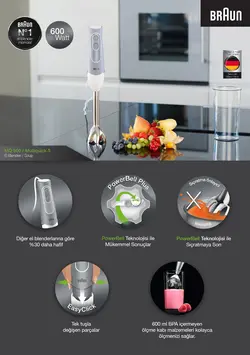 گوشت کوب برقی براون مدل MQ500