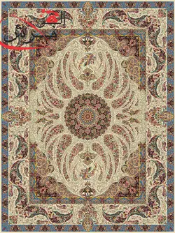 فرش1200 شانه طرح سیمرغ پاتریس