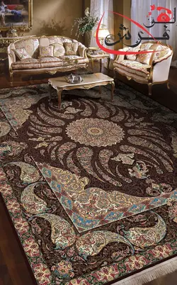 فرش1200 شانه طرح سیمرغ پاتریس