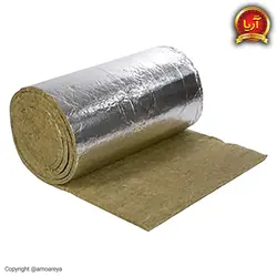 پشم سنگ رولی با روکش آلومینیوم
