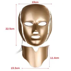 ماسک گلد صورت و گردن ال ای دی LED FACIAL MASK