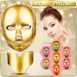 ماسک گلد صورت و گردن ال ای دی LED FACIAL MASK