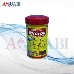 غذای گرانولی میکرون انرژی ماهیان آکواریومی