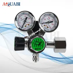 مانومتر و رگلاتور CO2 ایستا شیر برقی دار l-533