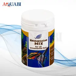 غذای پولکی میکس ماهیان آب شیرین خوراک سازان
