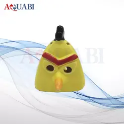 مجسمه آکواریوم انگری برد چاک پرنده زرد