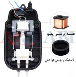 پمپ هوا ریزن ۴ خروجی AIR-8000 آکواریوم RESUN Air Pump