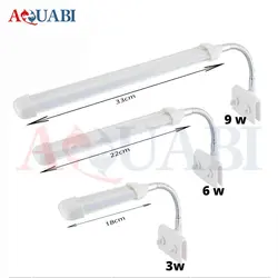 چراغ گیره دار آکواریوم SB-CL 6W سوبو SOBO crystal LED clip lamp