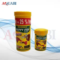 غذا ماهی آکواریوم انرژی گوپی فیش گرانول 137g Guppy fish