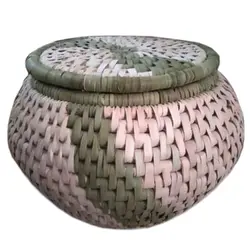 سبد حصیری برنج خمره ای