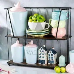 بهساز شلف 2 طبقه رومیزی بزرگ