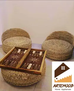 صندلی حصیری