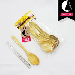 قاشق چوبی 6 تایی کوچک