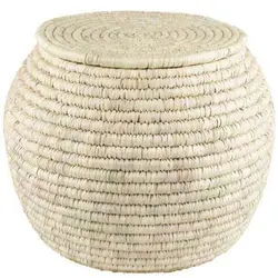 سبد حصیری برنج خمره ای