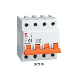 کلید منیاتوری 25A   BKN  LS  چهار پل –6KA – منحنی C