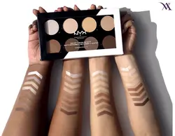 پالت هایلایتر و کانتور پودری نیکس NYX حجم 16 گرم