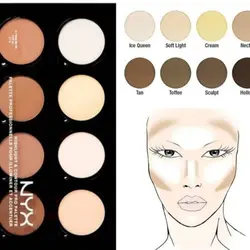 پالت هایلایتر و کانتور پودری نیکس NYX حجم 16 گرم