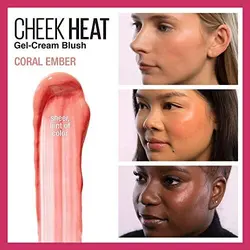 رژگونه مایع میبلین مدل چیک هیت Cheek Heat حجم 10 میلی لیتر