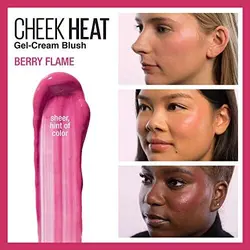 رژگونه مایع میبلین مدل چیک هیت Cheek Heat حجم 10 میلی لیتر