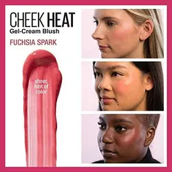 رژگونه مایع میبلین مدل چیک هیت Cheek Heat حجم 10 میلی لیتر