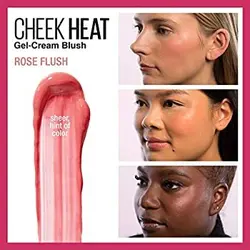 رژگونه مایع میبلین مدل چیک هیت Cheek Heat حجم 10 میلی لیتر