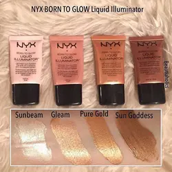 هایلایتر مایع نیکس مدل بورن تو گلو BROWN TO GLOW حجم ۱۸ میلی لیتر
