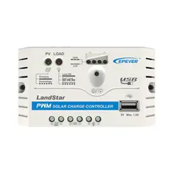 شارژکنترلر 10 آمپر 12/24 ولت PWM برند EPEVER مدل LS1024EU