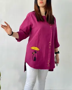 شومیزگلدوزی چتروگربه5️⃣5️⃣2️⃣