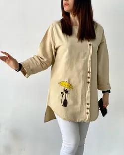 شومیزگلدوزی چتروگربه5️⃣5️⃣2️⃣