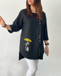 شومیزگلدوزی چتروگربه5️⃣5️⃣2️⃣