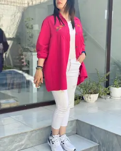 شومیز گلدوزی شکوفه بهار