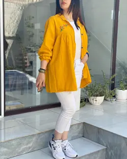 شومیز گلدوزی شکوفه بهار