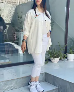 شومیز گلدوزی شکوفه بهار