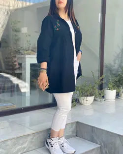 شومیز گلدوزی شکوفه بهار