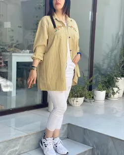 شومیز گلدوزی شکوفه بهار