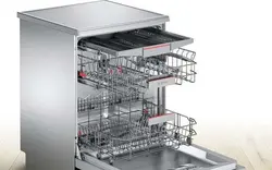 ماشین ظرفشویی بوش 3طبقه سیلور ترک مدل SMS67NI10M