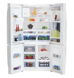 یخچال ساید بکو چهار درب سفید مدل GNE134821E