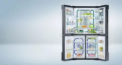 یخچال فریزر ساید جدید دو موتوره 34 فوت سامسونگ رومانو مدل RF56