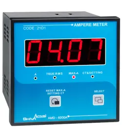 آمپرمتر  تکی ۹۶ دیجیتال شیوا امواج