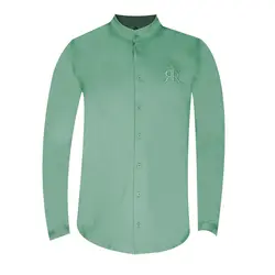 پیراهن پنبه ای آستین بلند روگاچی رنگ زیتونی Rugatchi Cotton Long Sleeve Shirt