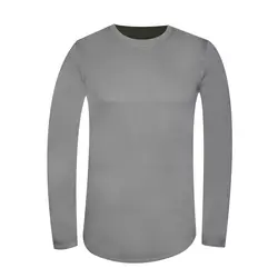 تیشرت آستین بلند طرح زارا 506 رنگ طوسی Zara 506 long sleeve t-shirt