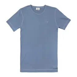 تیشرت آستین کوتاه طرح تام تیلور رنگ آبی طوسی Tom Tailor short sleeve t-shirt