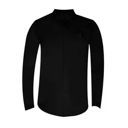 پیراهن پنبه ای آستین بلند روگاچی رنگ مشکی Rugatchi Cotton Long Sleeve Shirt