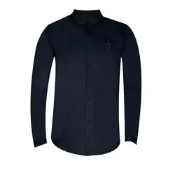 پیراهن پنبه ای آستین بلند روگاچی رنگ سرمه ای Rugatchi Cotton Long Sleeve Shirt