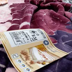 پتو گلبافت یکنفره پرسی طرح 538/۰1 سایز ۲2۰*160 - به خواب آرا