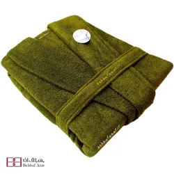 حوله پالتوئی بهباف آذر مدل کرال سایز 125- زیتونی